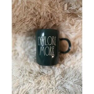 Rae Dunn “EXPLORE MORE” Green Coffee Tea Mug